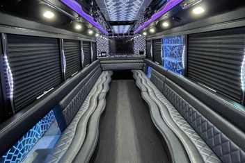 Lancaster Party Bus Interior