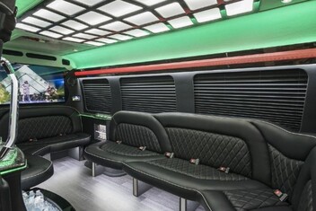Lancaster Sprinter Party Bus Interior
