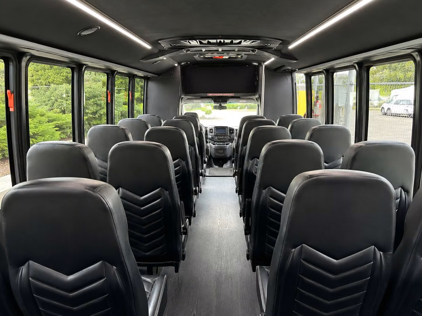 15 passenger minibus inside