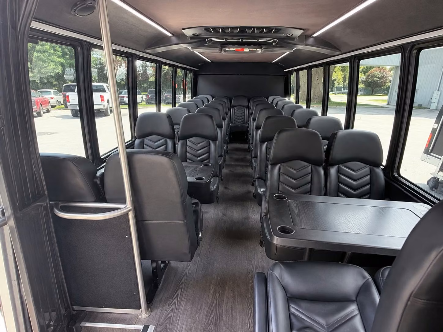 18 passenger minibus inside