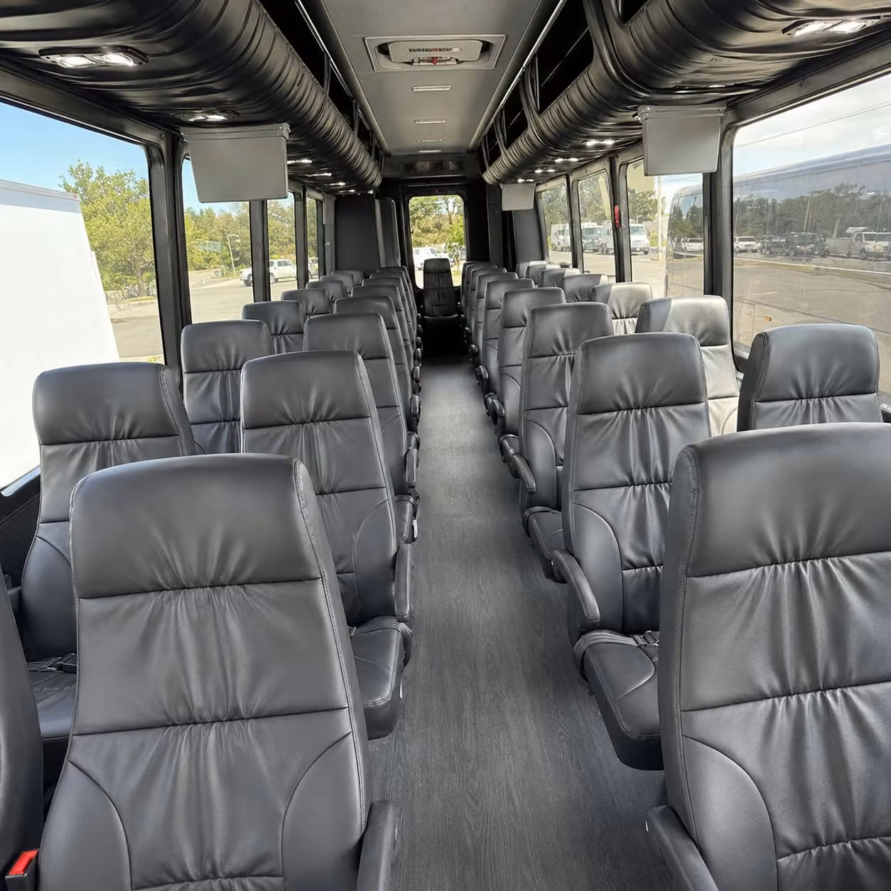 25 passenger minibus interior