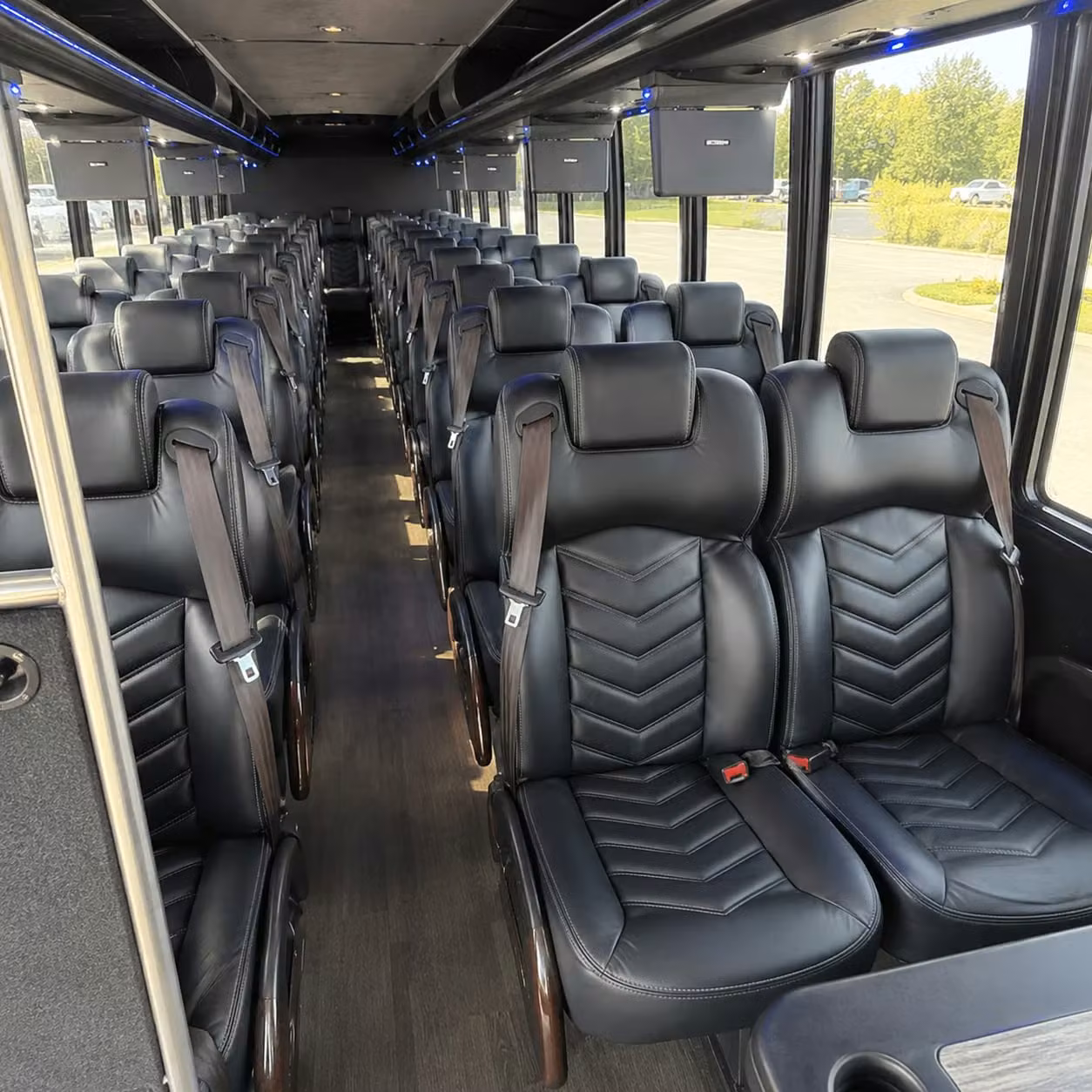 28 passenger minibus inside