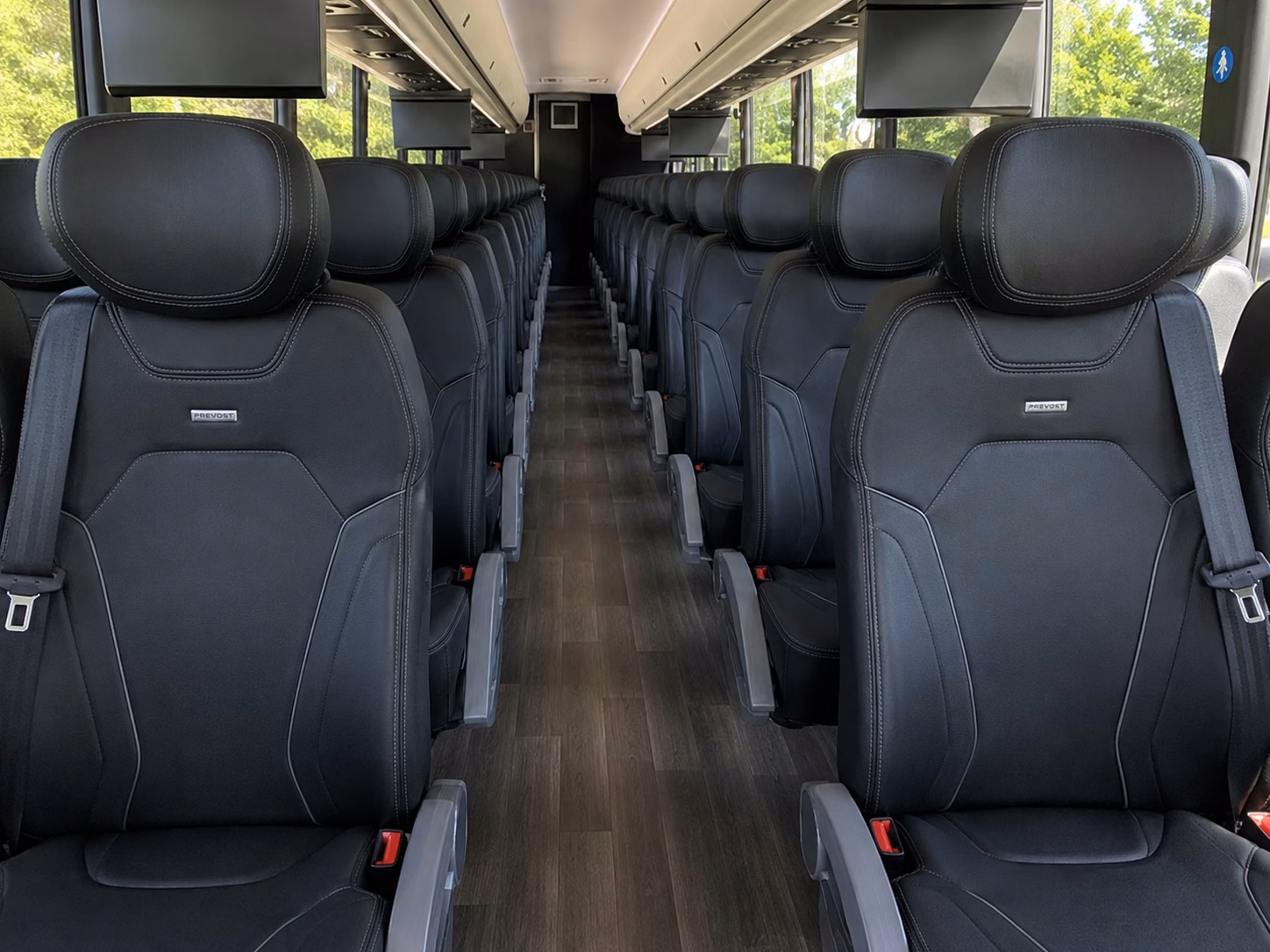 lancaster charter bus interior
