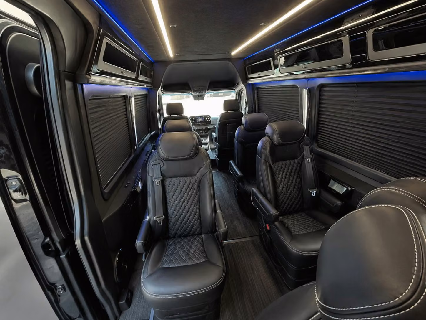 sprinter van with driver interior